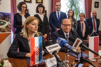 Delegacja ze Splitu w Ratuszu